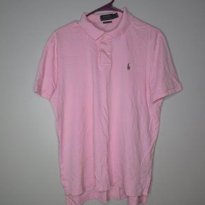 Polo Ralph Lauren Pima soft touch pink polo shirt
